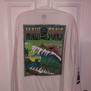 long sleeved maui shirt